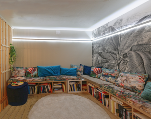 Espace détente et salon de lecture